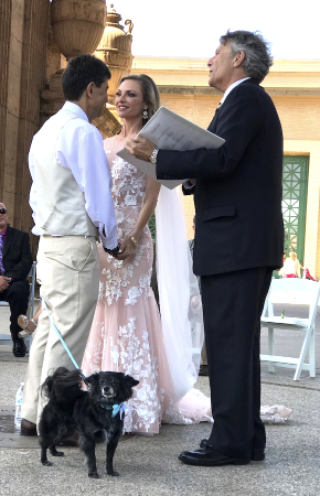 Reuben as best man at wedding